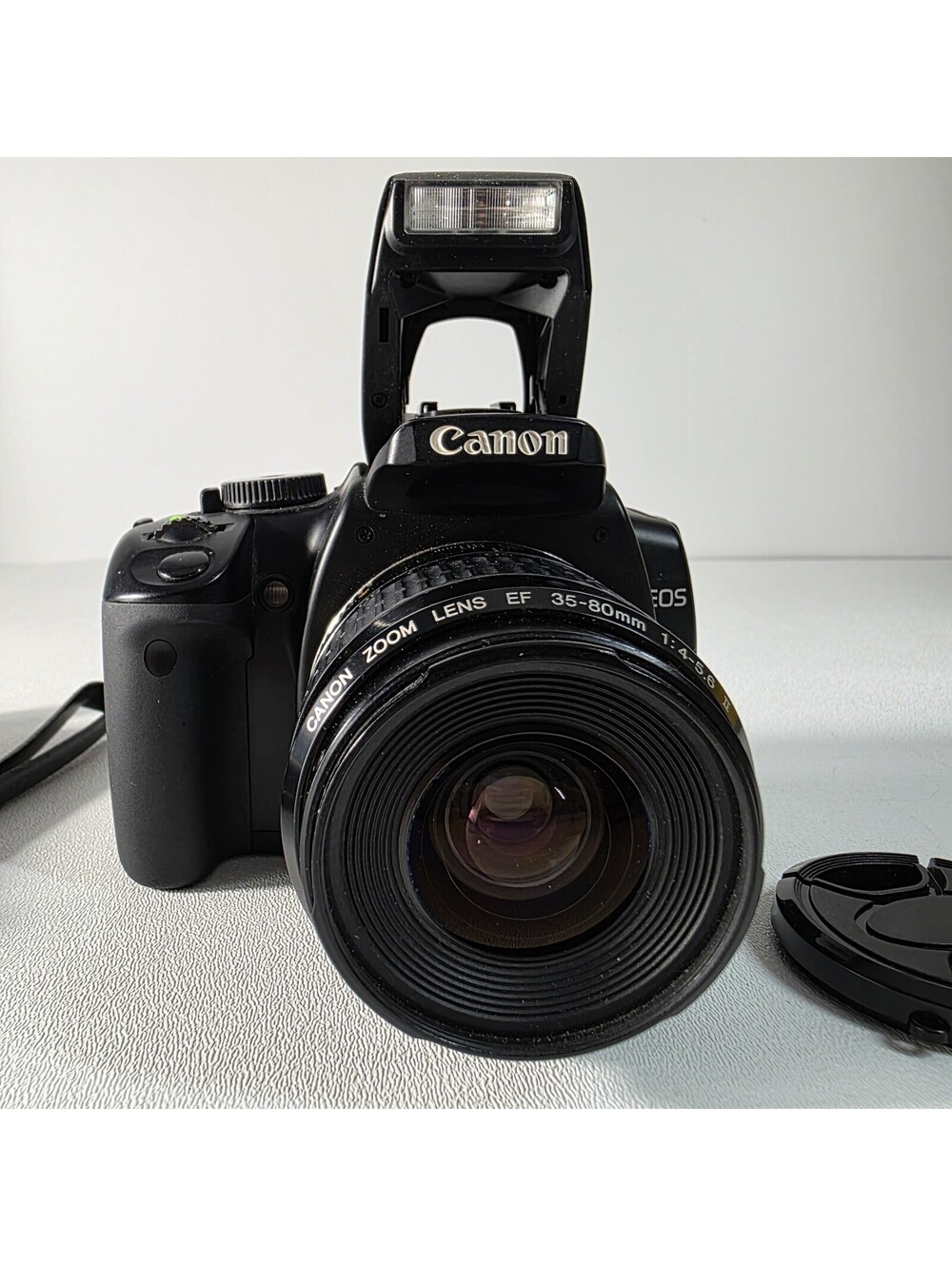 Canon EOS Digital Rebel XTi 400D DSLR 10.1MP EF 35-80mm Canon Lens Battery Card